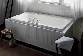 Here your kohler underscore tub review to find the right one. Kohler K 1417 0 White Memoirs 72 Acrylic Soaking Bathtub For Drop In Installations With Center Drain Less Drain Assembly Faucetdirect Com In 2021 Drop In Tub Soaking Bathtubs Bathtub