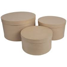 Round Paper Mache Boxes Large Hobby Lobby 1664234 In 2021 Paper Mache Boxes Paper Mache Cardboard Boxes With Lids