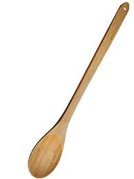 It is not coated with any material, which is what i prefer. Extra Long Handled Cooking Spoon 24 Inch Wooden Mixing Spoon Stirring Paddle Organic Bamboo High Heat Resistant Mixing Spoon For Camping Large Stock Pots Buy Online At Best Price In Uae