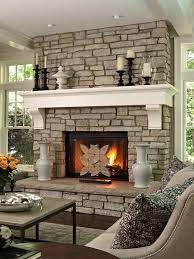 This is a perfect space for unwinding and relaxing, surrounded by the comforting glow of firelight and soft furnishings. 50 Sensational Stone Fireplaces To Warm Your Senses