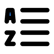 What are you waiting for? List Alphabet Icon Iconpark