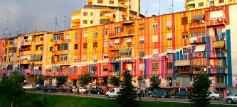 Tirana Albania Slums Rainbow House Tirana Albania