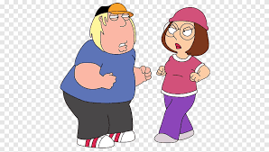 Chris is five feet and seven inches tall. Meg Griffin Chris Griffin Stewie Griffin Peter Griffin Lois Griffin Family Guy Season 6 Purple Child Png Pngegg
