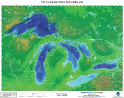 Great Lakes Bathymetry And Shoreline Data Noaa Great Lakes