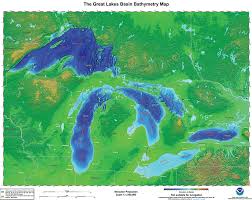 great lakes bathymetry and shoreline data noaa great lakes