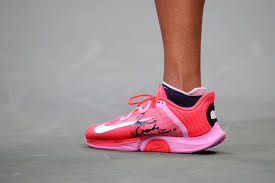 My next goal is to win roland garros and wimbledon, also to play well in. Naomi Osaka S 2020 Us Open Nike Sneakers Send A Message Popsugar Fitness Uk