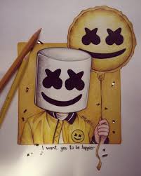I Want You To Be Happier Marshmellomusic First Drawing Of Mello Hope You Guys Like It Guys Thank Disney Art Drawings Drawings Art Drawings Sketches
