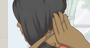 Divide your hair into two sections by parting your hair horizontally from ear to ear. 3 Ways To Make A Faux Bob Wikihow