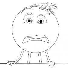 The Emoji Movie Confused Gene Coloring Page Emoji Movie Coloring Pages Emoji