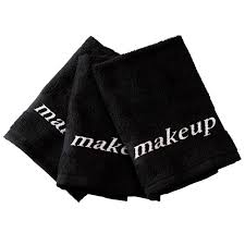 Makeup removal black cotton wash cloths purple script makeup embroidery set of 3. Black Makeup Washcloths These Turkish Cotton Black Makeup Washcloths Are Laundry Lifesavers Black Makeup Towels Black Makeup Washcloths Turkish Towel Company
