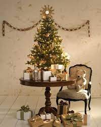 Sometimes, a small tabletop christmas tree is exactly what you need to make your house jollier for the season. 35 Beautiful Table Top Christmas Tree Decorations Sortra