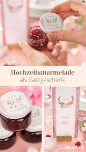 Selbstgemachte marmelade ein schönes gastgeschenk für die landhochzeit: Ein Susses Gastgeschenk Zur Hochzeit Als Diy Projekt Werden Die Marmeladengla Diy Projekt Hochzeitsmarmelade Gastgeschenke Geschenke