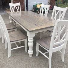 Unfinished Farmhouse Dining Table Legs Wood Legs Turned Legs Hardwood Chunky Wide Le In 2020 Painted Kitchen Tables Farmhouse Dining Table Dining Table In Kitchen
