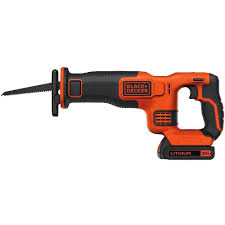 Black And Decker Sawzall Home Depot Black Decker 20 Volt Max Cordless Reciprocating Saw With 1 5 Ahr Battery And Charger Bdcr20c The Home Depot In 2020 Cordless Reciprocating Saw Black Decker Reciprocating Saw