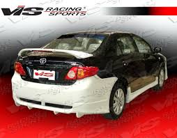 Depending on the model year and model type, the attachment may vary. 2009 2010 Toyota Corolla 4dr Icon Rear Bumper