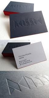 Black And White Edge Painted Letterpress Business Card For A Graphic Designer Letterpress Business Cards Business Card Design Business Cards Creative