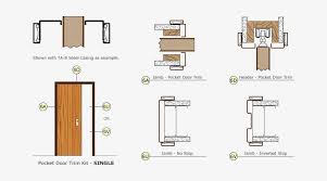 Simple to install, the jamb patch & anchor will add years of life to your door systems. Timely Door Frames Pocket Door Trim Kit Single Drawing Pocket Door Jamb Details Png Image Transparent Png Free Download On Seekpng