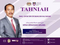 Universiti tun hussein onn malaysia (singkatan: Sabariah Mahat On Twitter Tahniah Ybhg Datuk Seri Dr Ismail Haji Bakar Atas Pelantikan Sebagai Ketua Setiausaha Negara Universititeknologimara Uitmdihatiku Https T Co Io30micfcz