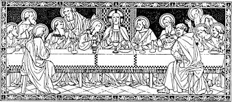 File Last Supper 008 Jpg Last Supper Jesus Coloring Pages Anatomy Sketches