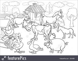 Ships from and sold by amazon.com. Illustration Of Farm Animals Cartoon For Coloring Book