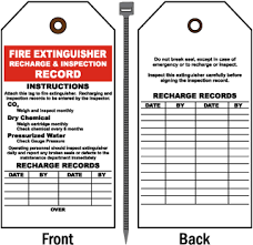 Check our checklist for fire extinguisher inspection. Buy Fire Extinguisher Tags In Stock And Ready To Ship