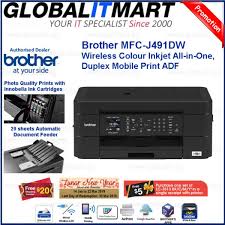 Compare Brother Mfc J491dw Wireless Colour Inkjet All In One