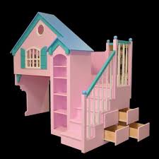 We can increase the overall height to 104 for rooms with 9' ceilings. Dollhouse Kids Loft Bed Twin Over Full Kids Loft Beds House Furniture Plans Loft Bed
