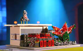 Lego Masters Grandma And Grandson Pair Matt And Lyn Watch In Despair After Their Creation Collapses Daily Mail Online