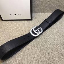 Black And Silver Gucci Belt Gucci Leather Belt With Double G Buckle Black 406831 Gucci Leather Belt Silver Gucci Belt Gucci Leather