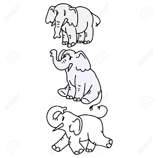 Maybe you would like to learn more about one of these? Adorable Cartoon Standing Elephant Vector Lineart Clip Art Savannah Royalty Free Cliparts Vectors And Stock Illustration Image 135047337