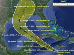 Elige entre las vistas mapa o satélite. Alerta En El Sureste Las Tormentas Tropicales Delta Y Gamma Amenazan A Yucatan Y Quintana Roo Infobae