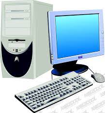 A desktop computer is a personal computer designed for regular use at a single location on or near a desk or table due to its size and power requirements. Computer Related Material 14829 Free Ai Cdr Eps Download 4 Vector