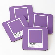 Purple Pantone Coasters for Sale