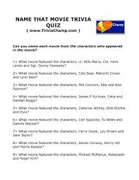 Zoe samuel 6 min quiz sewing is one of those skills that is deemed to be very. Name That Movie Trivia Quiz Trivia Champ