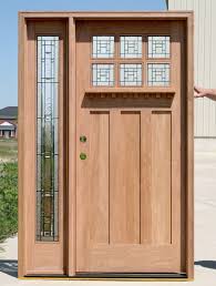 Exterior Craftsman Door With 1 Sidelite Fiberglass Exterior Doors Exterior Front Doors Custom Front Doors