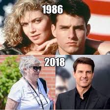 Charlie in top gun (1986) with tom cruise; Aged Really Well Since Top Gun Tom Cruise Know Your Meme