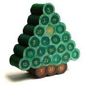 Adventskalender Tannenbaum Aus Klorollen Adventkalender Adventskalender Tannenbaum Adventskalender Aus Klorollen