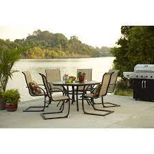 Shop Garden Treasures Set Of 6 Hayden Island Steel Patio Dining Chairs At Lowes Co Classic Patio Furniture Outdoor Patio Furniture Sets Outdoor Patio Furniture
