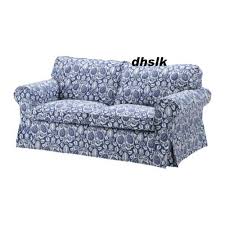 Brand New In Original Ikea Packaging Klintbo Blue And White Floral Slip Cover Designed To Fit The Ektorp 2 Seat L Love Seat Blue Loveseat Loveseat Slipcovers