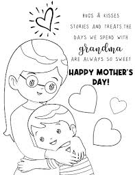 Includes 9 free printable mother's day coloring sheets. Mothers Day Coloring Pages For Grandma Cenzerely Yours