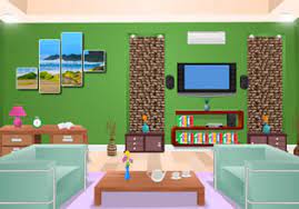 You are locked in a room without doors, windows and furnitures. Green Drawing Room Escape Escape Fan