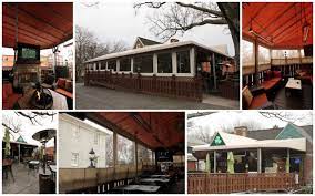 Outdoor Bar Dining Area With Custom Patio Awning And Cafe Curtain System At Selwyn Pub In Charlotte Complete With He Canvas Awnings Awnings For Windows Awning