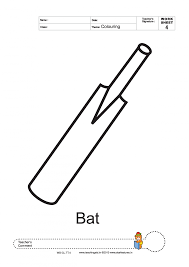 Click the cartoon vampire bat coloring pages to view printable version or color it online (compatible with ipad and android tablets). The Real Cartoon Outline Cricket Bat Cartoon