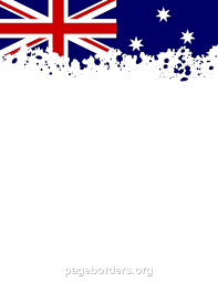 Australian Flag Border Clip Art Page Border And Vector Graphics Australian Flags Page Borders Scrapbook Printables Free