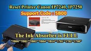 See the best & latest canon support code 1700 on iscoupon.com. Cara Reset Printer Canon Ip7240 Ip7250 Support Code 5b00 The Ink Absorber Is Full Youtube