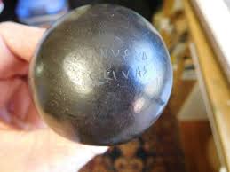 VINTAGE MINIATURE CASAS GRANDES MATA ORTIZ BLACK POT MANUELA OLIVAS ~ FREE  SHIP~