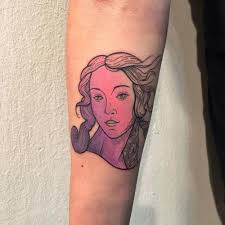 Aphrodite Birth Of Venus Tattoo Botticelli S The Birth Of Venus Inspired Tattoo On The Right Inner Forearm Tattoo Artist Gennaro Varriale Venus Tattoo Tattoos Sleeve Tattoos