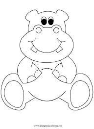 Ippopotamo Da Colorare Disegni Da Colorare Dibujos De Animales Tiernos Moldes De Abecedario Moldes De Letras Timoteo