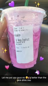 The starbucks dragon drink copycat recipe gives you all the amazing flavor and beautiful pink color of the ingredients you'll need. Mango Dragonfruit Refresher W Coconut Milk Starbucks Drinks Recipes Starbucks Recipes Healthy Starbucks Drinks