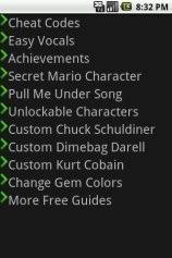 How to unlock cheat codes in guitar hero 5? Guitar Hero World Tour Cheats Android Game Free Download Dertz
